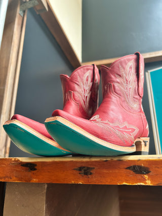 The Lexington Bootie {Smoldering Ruby}