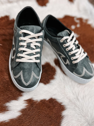 The Skye Tennis Shoe {Blue Deer}
