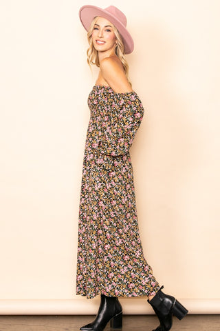 The Gloria Off the Shoulder Maxi Dress