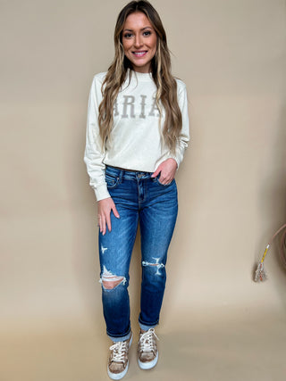 The Ariat Essential Crew Sweatshirt {Summer Sand}