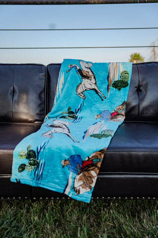 DOORBUSTER The Cowboy Blues Blanket