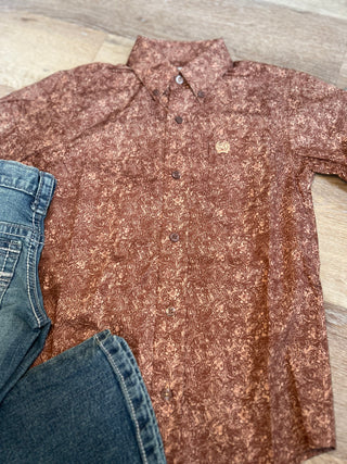 The Toolin Around Cinch Boy's Button Down