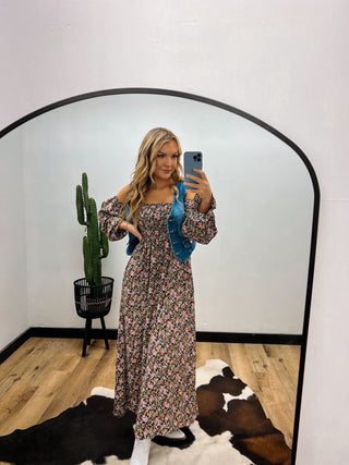 The Gloria Off the Shoulder Maxi Dress