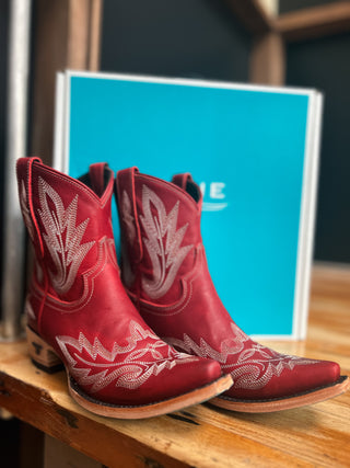 The Lexington Bootie {Smoldering Ruby}