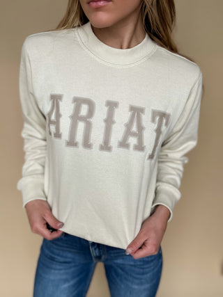 The Ariat Essential Crew Sweatshirt {Summer Sand}