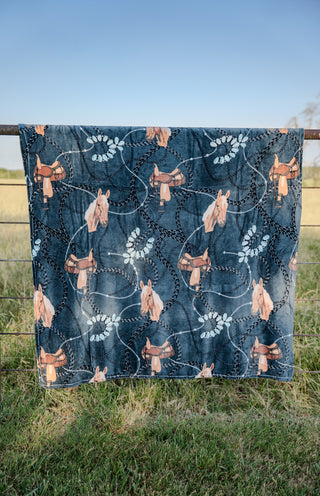 DOORBUSTER The Blossom Saddle Blanket