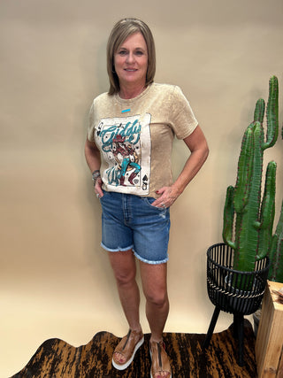 The Marla High Rise Jean Shorts