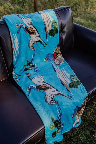 DOORBUSTER The Cowboy Blues Blanket