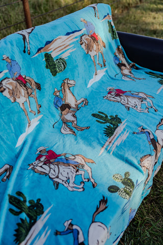 DOORBUSTER The Cowboy Blues Blanket
