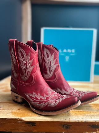 The Lexington Bootie {Smoldering Ruby}