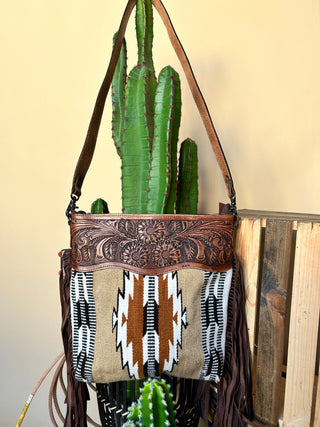 The Evie Tooled Crossbody