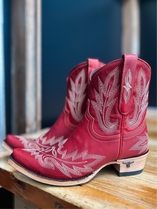 The Lexington Bootie {Smoldering Ruby}