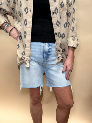 The Gracie High Rise Denim Shorts