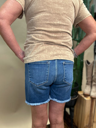 The Marla High Rise Jean Shorts