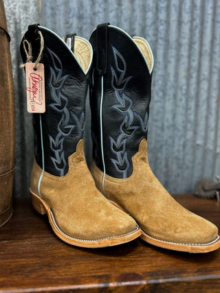 Anderson Bean Sandy Black Avatar Cutter Toe Boots