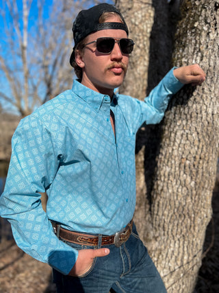 ariat-blue-pattern-men-western-shirt-1