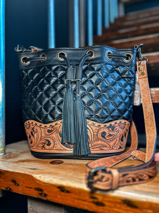 black-leather-tooled-bucket-purse-2
