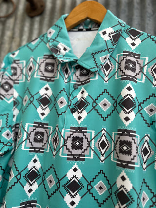 hooey-mens-aztec-polo-turquoise-3