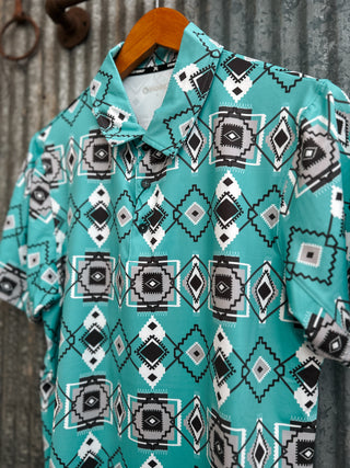 hooey-mens-aztec-polo-turquoise-5