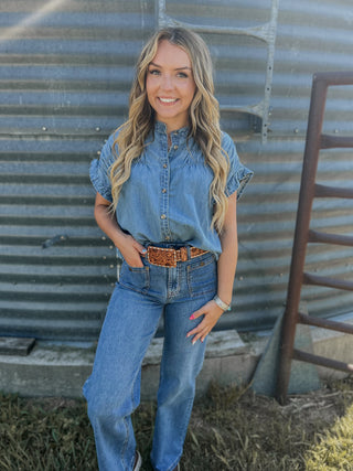 so-me-ruffle-denim-western-blouse-1