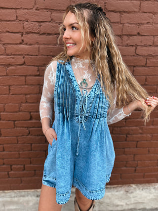 v-neck-denim-pleated-romper-1