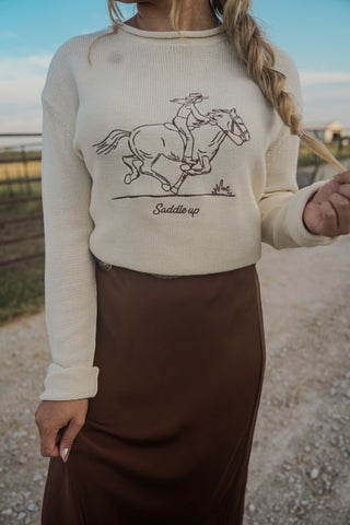 The Saddle Up Sweater