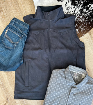 The Herringbone Vest