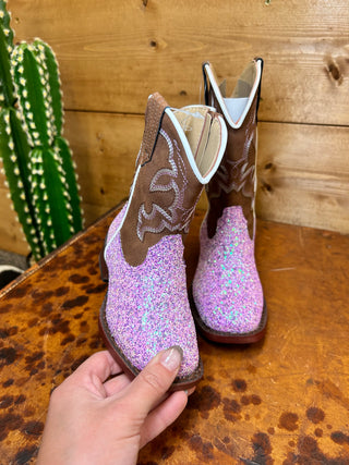 Roper Pink Sparkle Boots