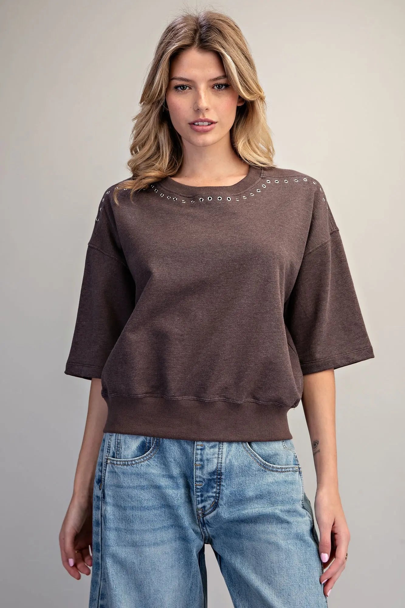 The Grommet Sweatshirt {Mocha}