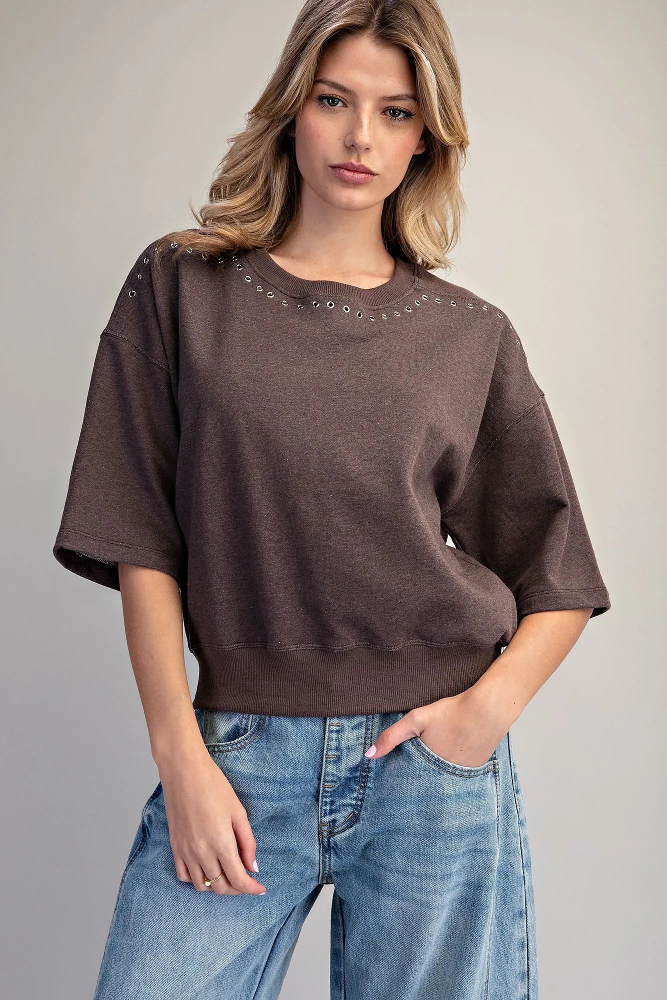The Grommet Sweatshirt {Mocha}