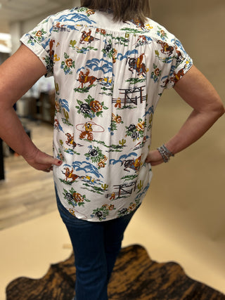The Cowboy Button Down