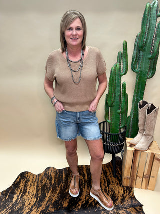 The Marla High Rise Jean Shorts