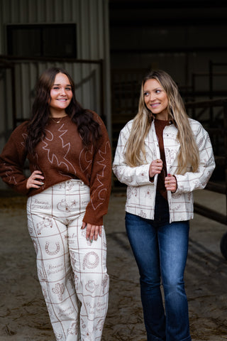 The Saddle Patch Pants {Taupe}