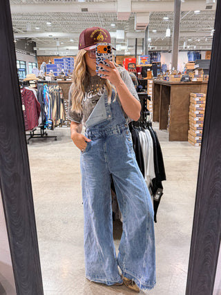 The Darby Flare Overalls