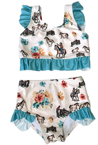 Ranch Hand Girls Swimsuit