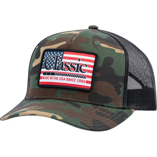 Classic Men's Amerian Flag Patch Cap