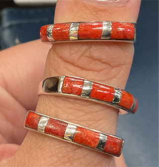 Spiny Coral Flat Ring