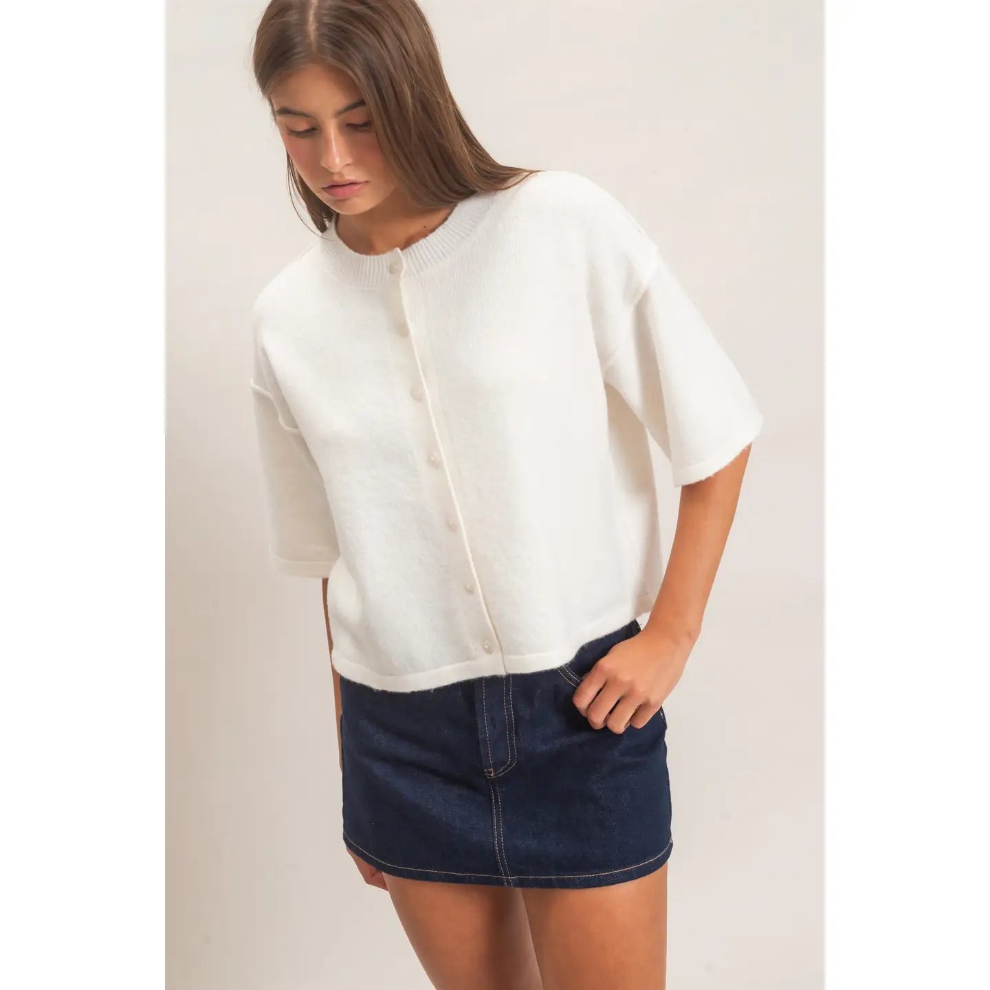 The Shelby Sweater {Whip Cream}