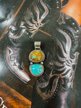 The “Dubb” Double Stone Pendant