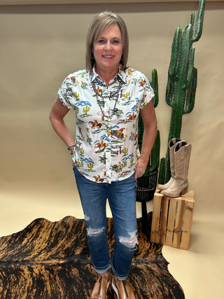 The Cowboy Button Down