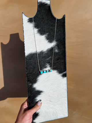The Cotton Candy 4 Square Necklace