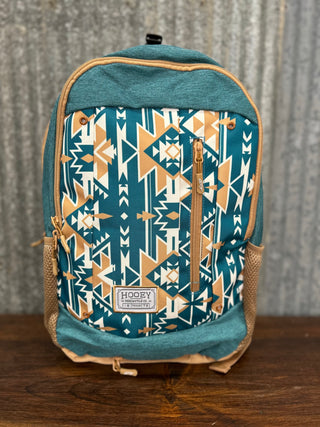 Hooey Rockstar Backpack {Teal Aztec}