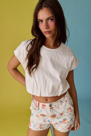 The Bubble Hem Top