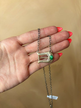 The Sonoran Gold Buckle Necklace