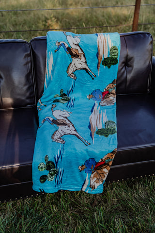 DOORBUSTER The Cowboy Blues Blanket