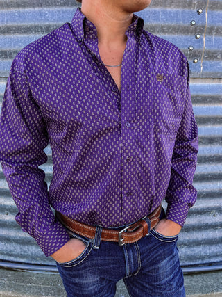 The Purple Rain Button Down