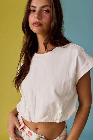 The Bubble Hem Top