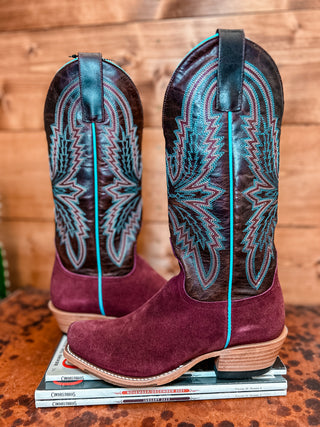 Macie Bean Burgundy Suede Boot