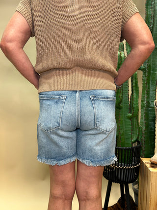 The Marla High Rise Jean Shorts