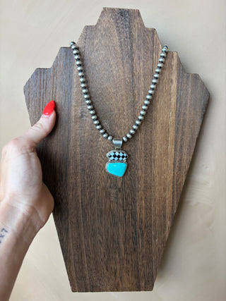 The Chesney Checkered Chilean Pendant